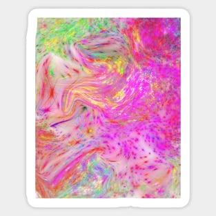 Wavy abstract Galaxy, Sticker